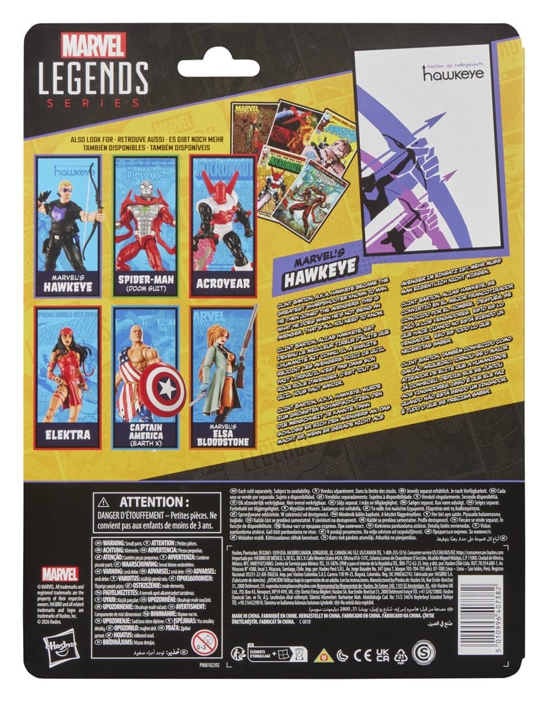 HASBRO Hawkeye Marvel Legends Action Figure - Marvel's Hawkeye 15 cm - immagine 2