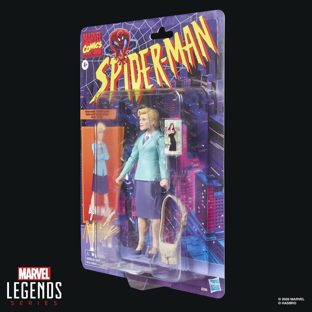 HASBRO Spider-Man Marvel Legends Action Figure - Aunt May 15 cm - immagine 10