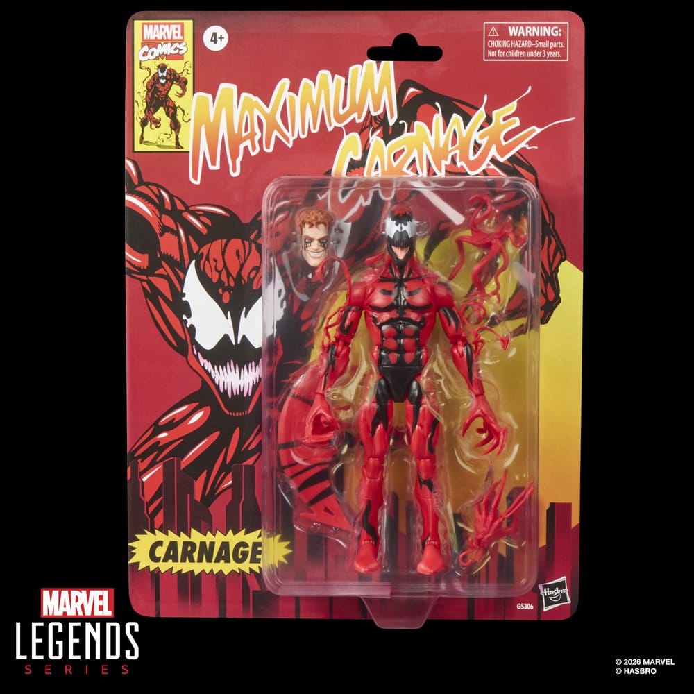 HASBRO Spider-Man Marvel Legends Action Figure - Carnage 15 cm - immagine 12