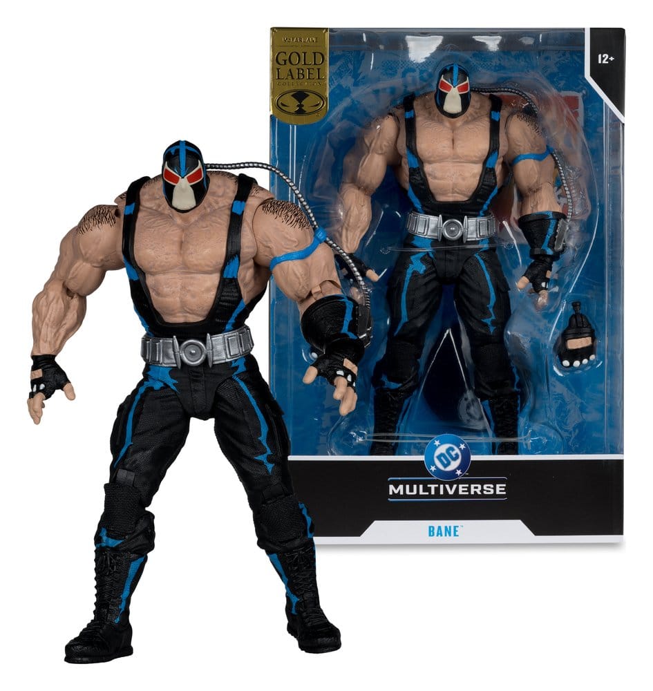 McFarlane Toys - DC Multiverse Mega Action Figure - Bane (Knightfall) (Gold Label) 24 cm - immagine 4