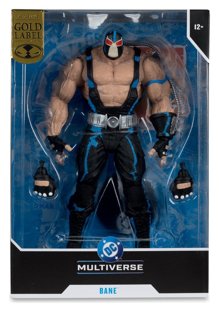 McFarlane Toys - DC Multiverse Mega Action Figure - Bane (Knightfall) (Gold Label) 24 cm - immagine 7