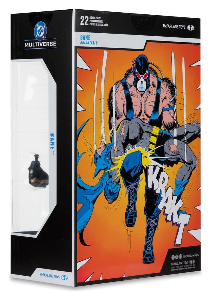McFarlane Toys - DC Multiverse Mega Action Figure - Bane (Knightfall) (Gold Label) 24 cm - immagine 9